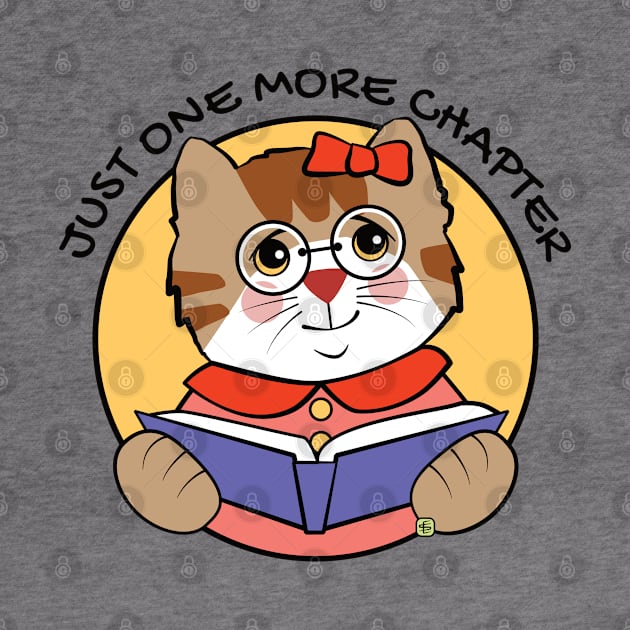 Book Lovers Cat One More Chapter by Sue Cervenka